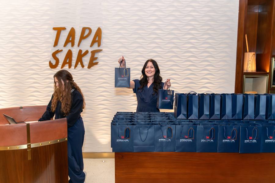 Cocktail reception brand activation